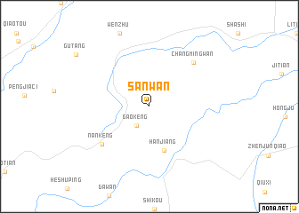 map of Sanwan