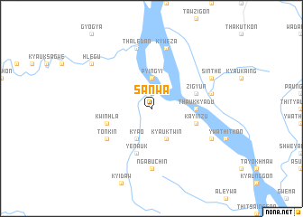 map of Sanwa