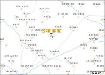 map of Sanxiang