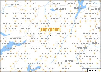 map of Sanyang-ni