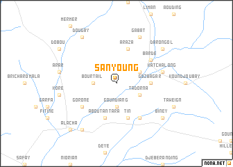 map of Sanyoung