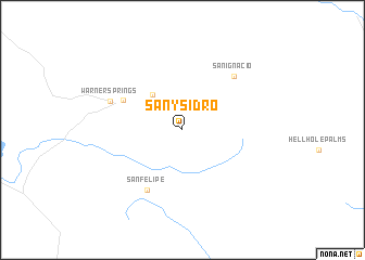 map of San Ysidro