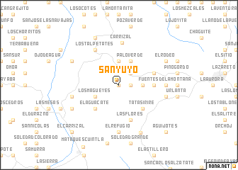 map of Sanyuyo