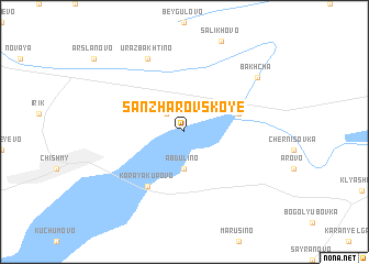 map of Sanzharovskoye