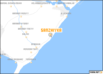 map of Sanzhiyka