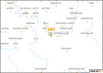 map of San