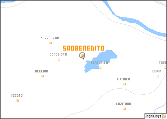 map of São Benedito