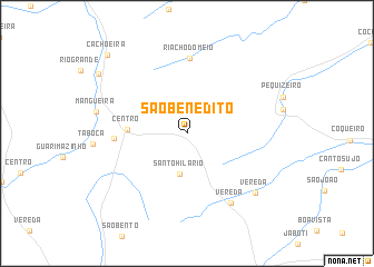 map of São Benedito