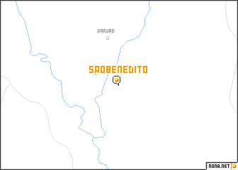 map of São Benedito