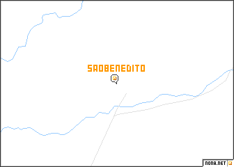 map of São Benedito