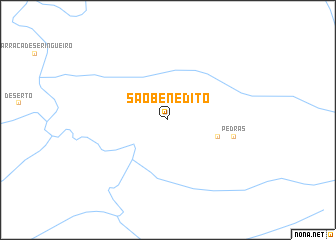 map of São Benedito