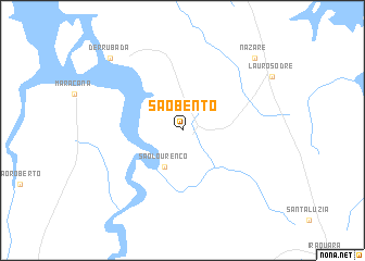 map of São Bento