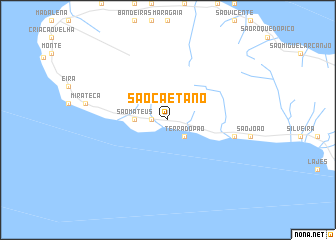 map of São Caetano