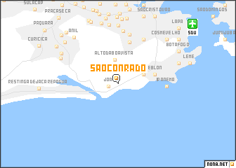 map of São Conrado