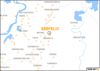 map of São Félix