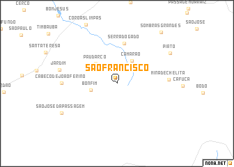 map of São Francisco