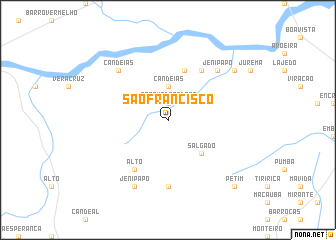 map of São Francisco