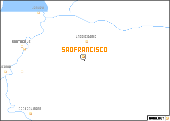 map of São Francisco