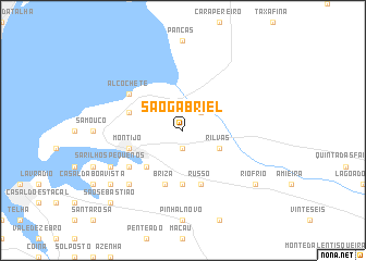 map of São Gabriel