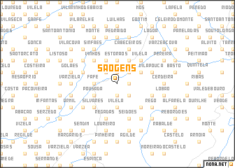map of São Gens