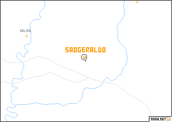 map of São Geraldo