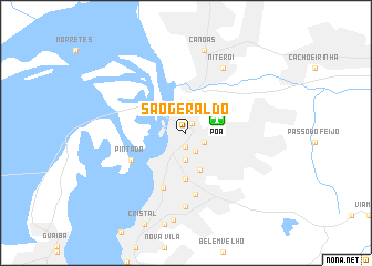 map of São Geraldo