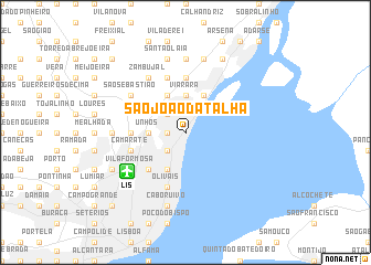 map of São João da Talha