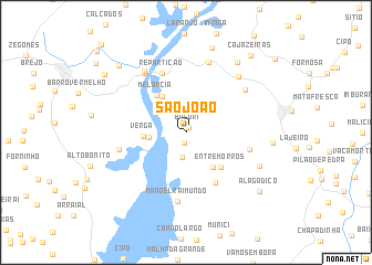 map of São João