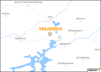 map of São Joaquim