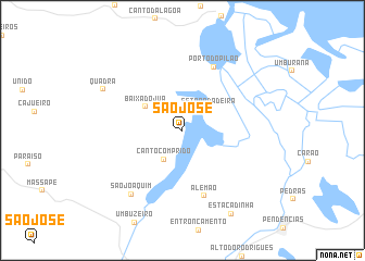 map of São José