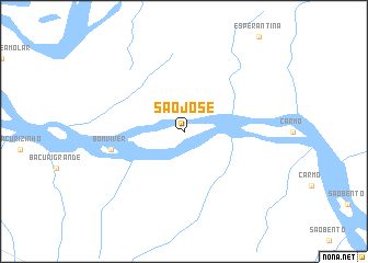 map of São José