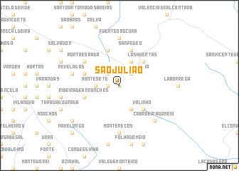 map of São Julião