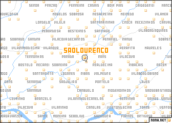 map of São Lourenço