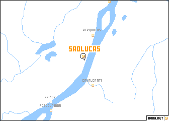map of São Lucas