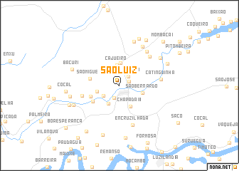 map of São Luiz