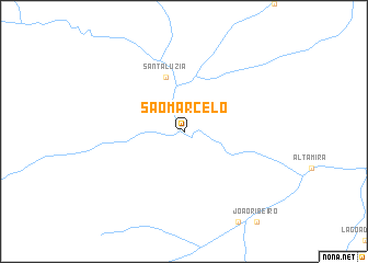 map of São Marcelo