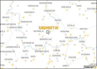 map of São Martim