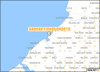 map of São Martinho do Porto