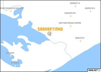 map of São Martinho