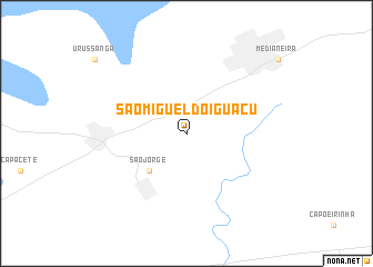 map of São Miguel do Iguaçu