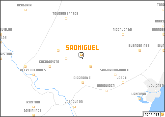 map of São Miguel