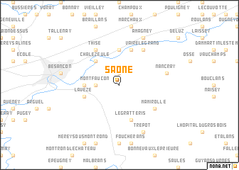 map of Saône