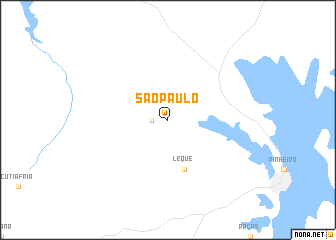 map of São Paulo