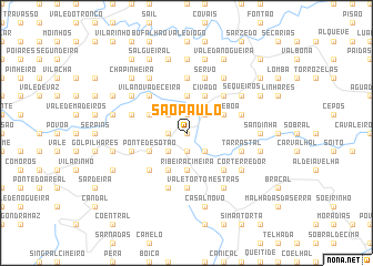 map of São Paulo