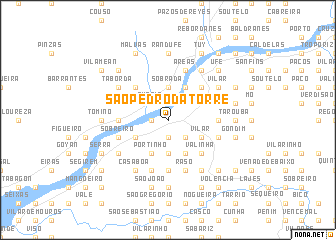 map of São Pedro da Torre