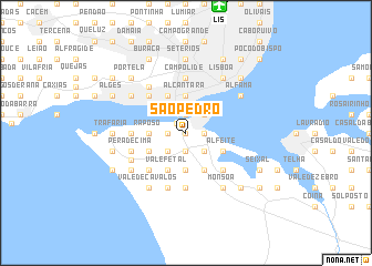 map of São Pedro