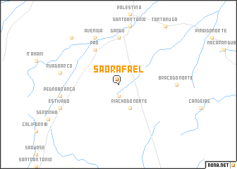 map of São Rafael