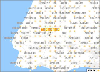 map of São Romão