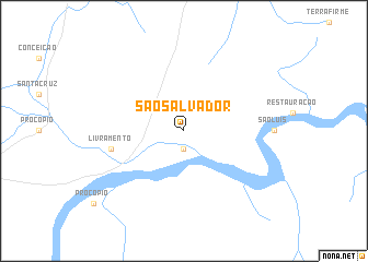 map of São Salvador
