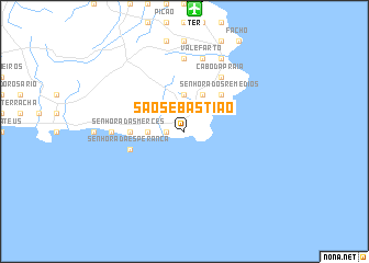 map of São Sebastião